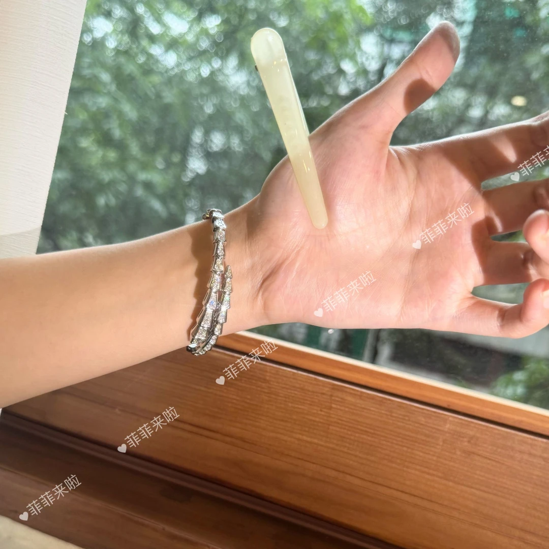 非金属莫桑石手镯 6.【宝宝】满钻蛇镯灵蛇925莫桑钻