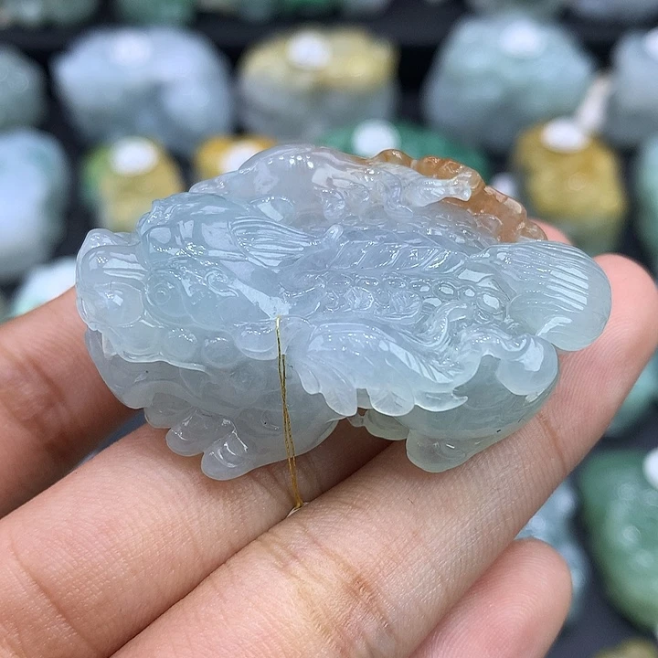 翡翠未镶嵌颈饰天然缅甸翡翠