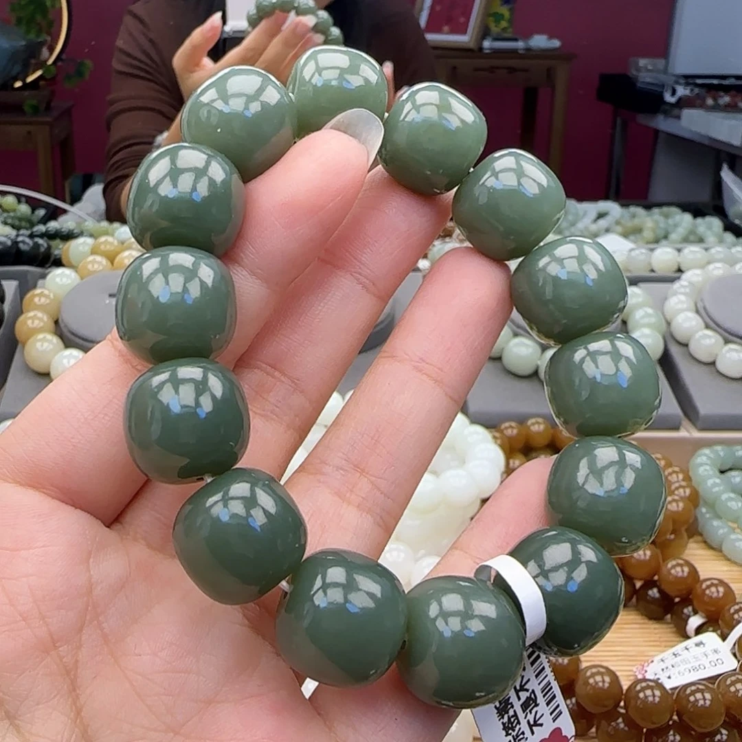 和田玉手链未镶嵌