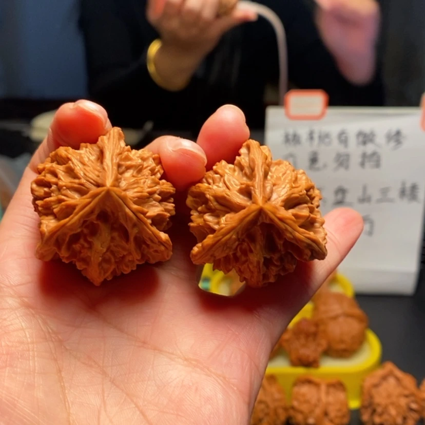 【闪购商品】把件桃核朱*星7号三棱，