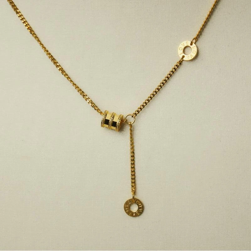 【金展珠宝】足金  小蛮腰流苏套链