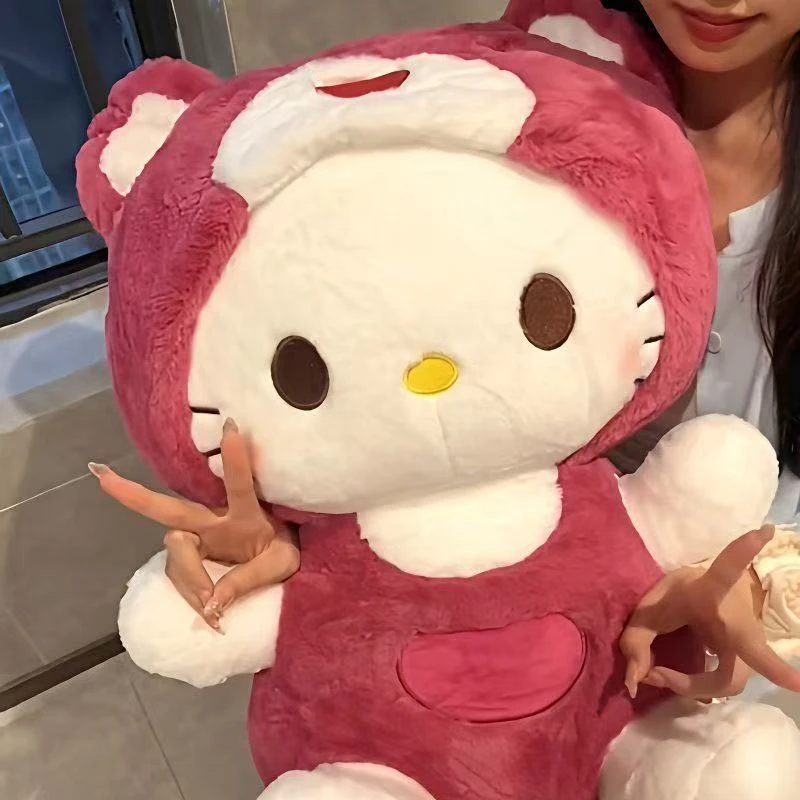 毛绒公仔娃娃睡觉抱枕送女孩礼物大型毛绒玩具凯蒂猫猫咪kt玩偶