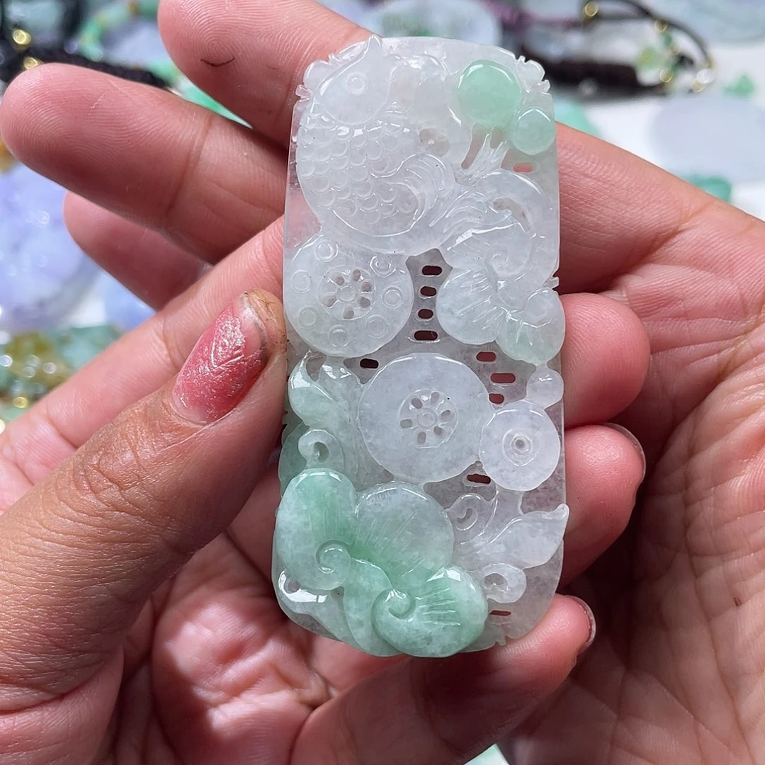 颈饰未镶嵌翡翠翡玉翡翠