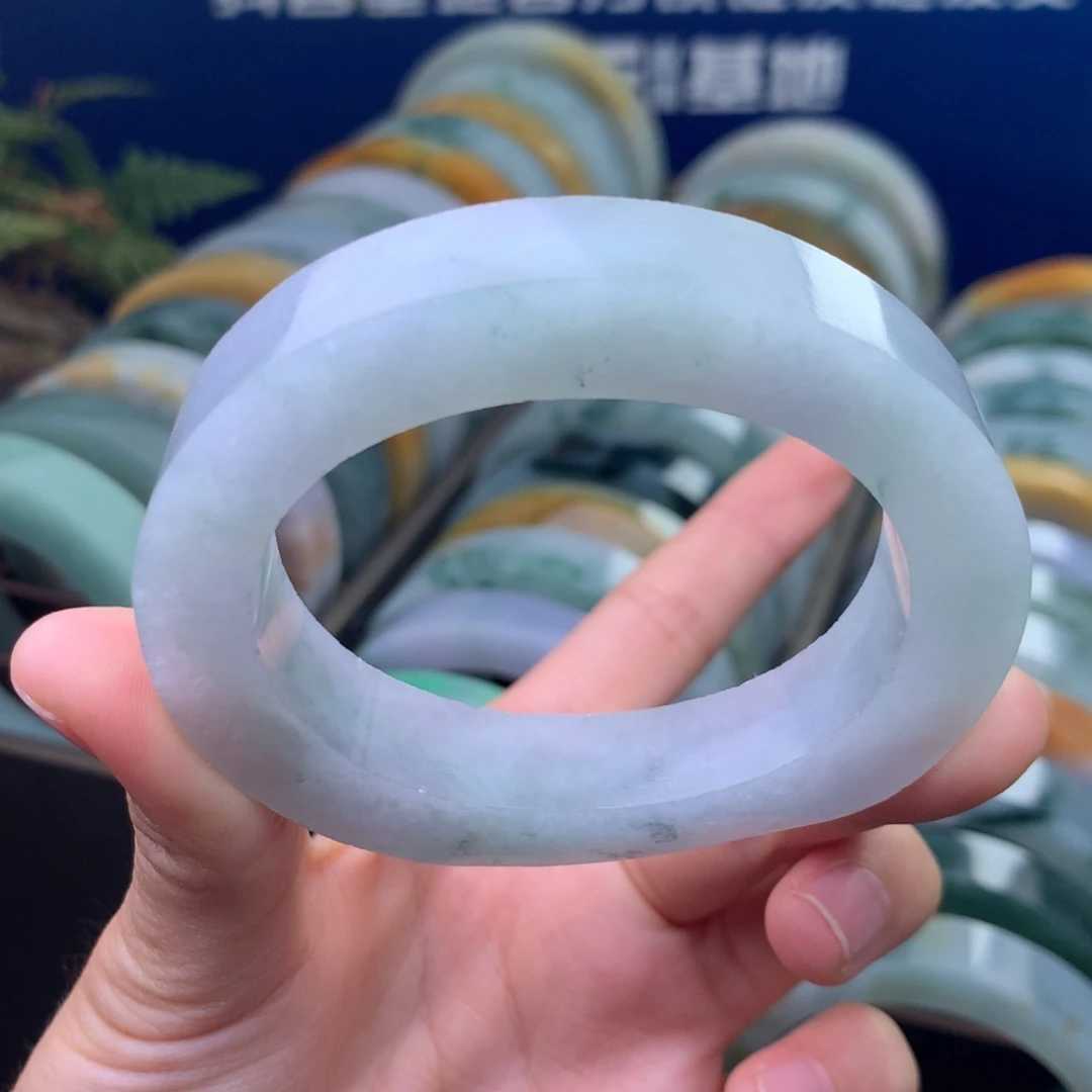 定制翡翠未镶嵌手镯定制不退不换贵妃