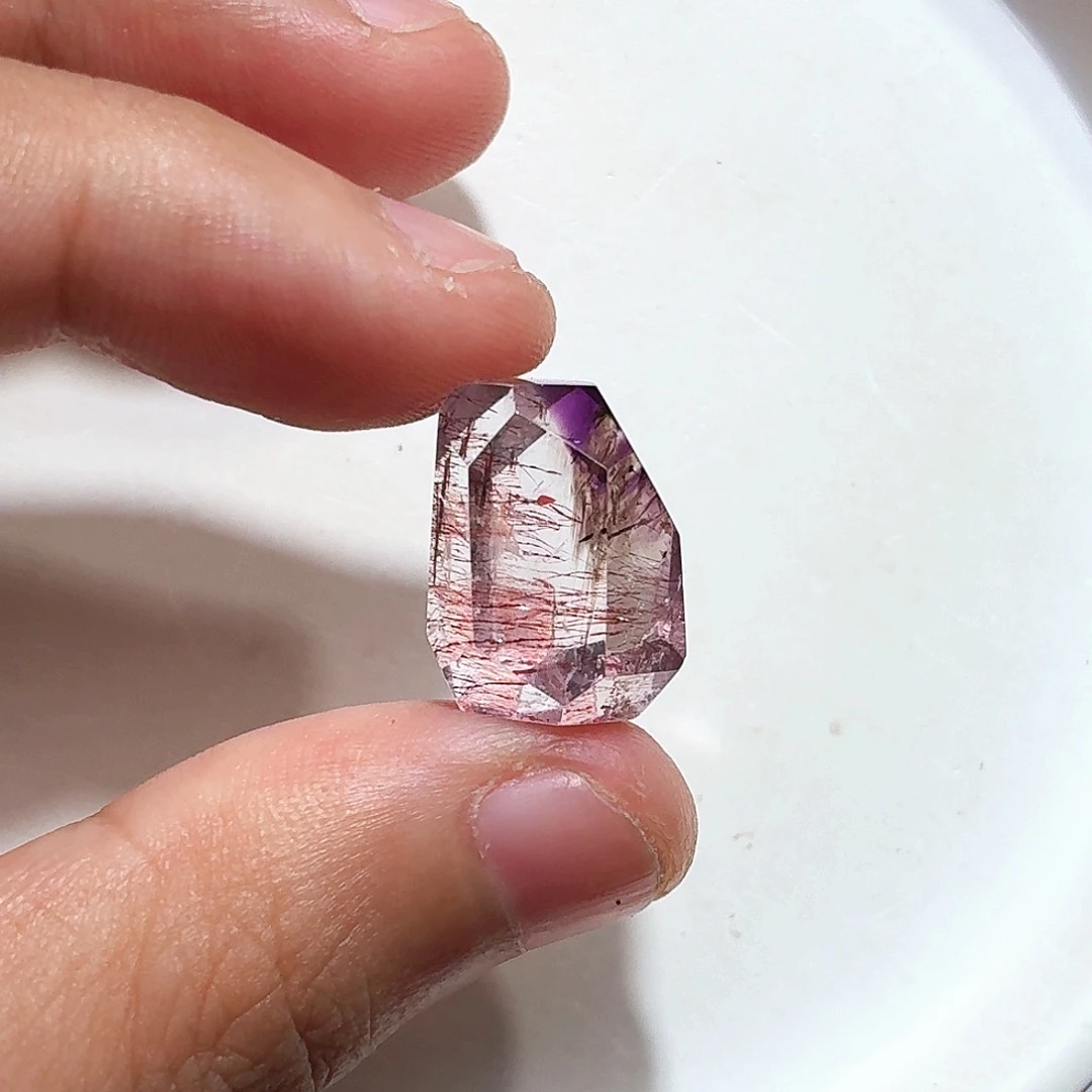 未镶嵌珠宝半成品水晶超七
