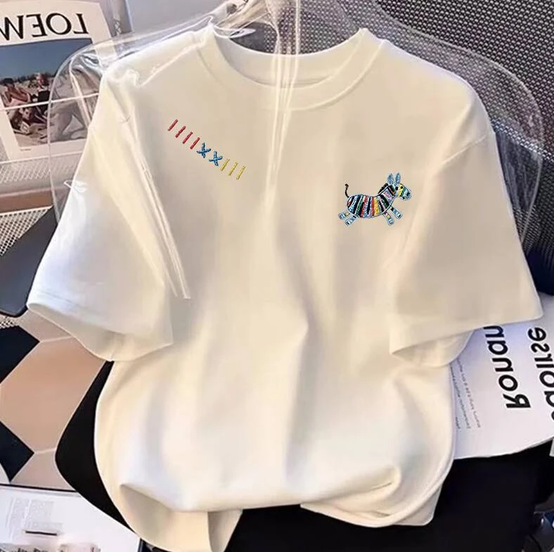 【宠粉福利】W上新女款时尚印花休闲百搭夏季潮流春夏t恤圆领显瘦