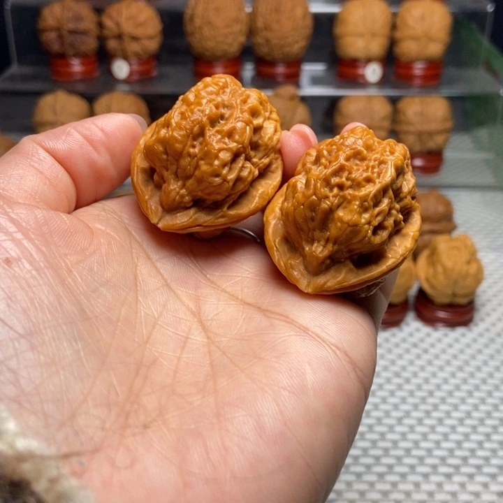 把件文玩核桃31霸王枪金蟾