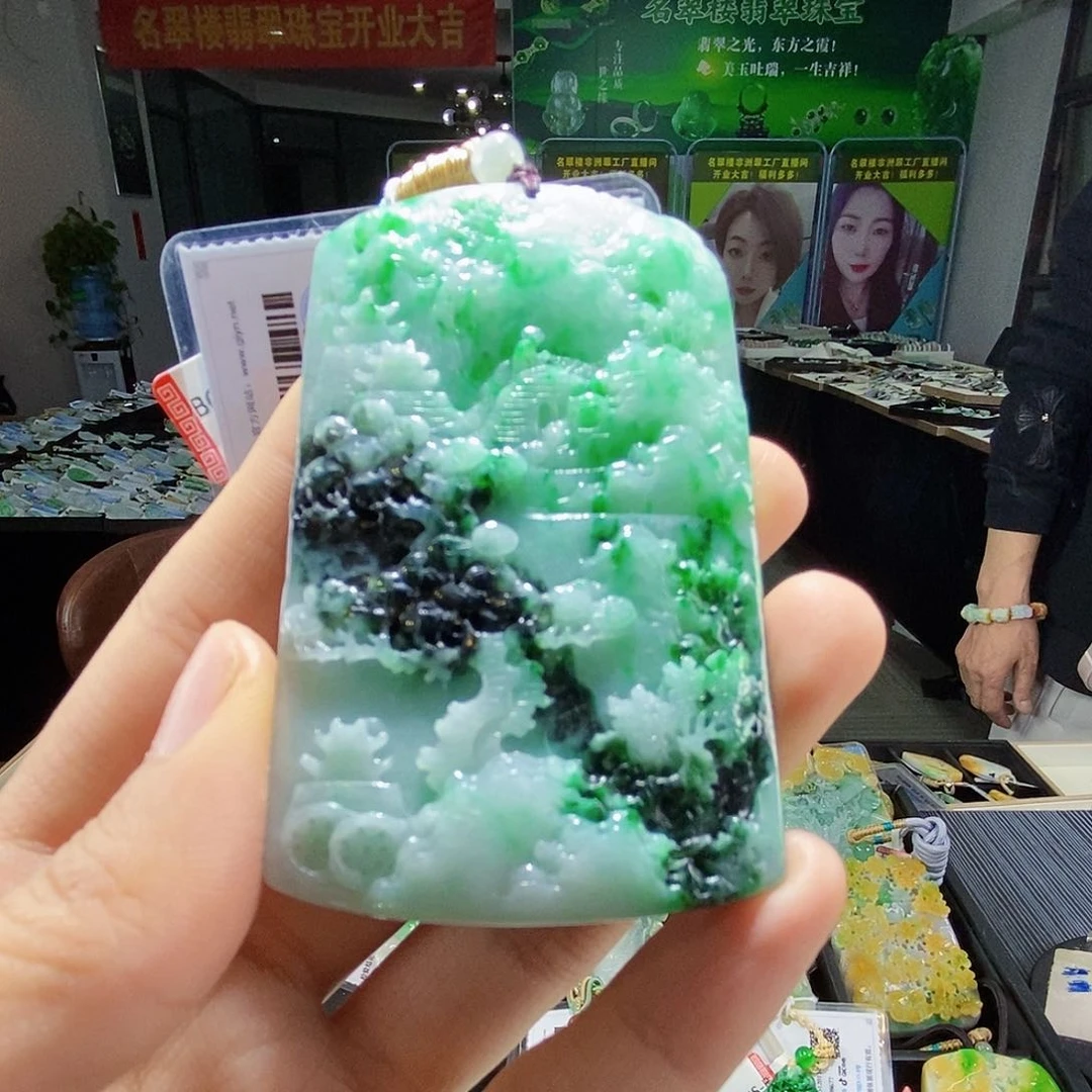 颈饰未镶嵌翡翠翡翠