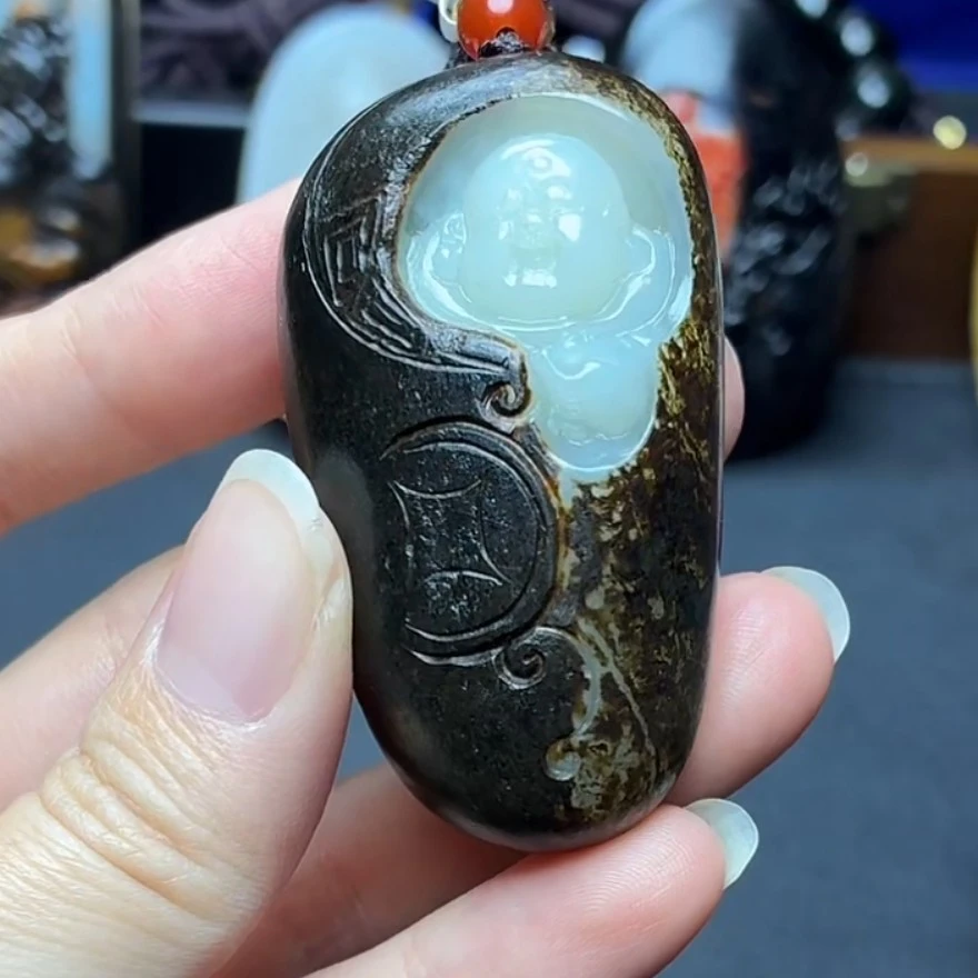 和田玉玉石挂件N1020拍一发一