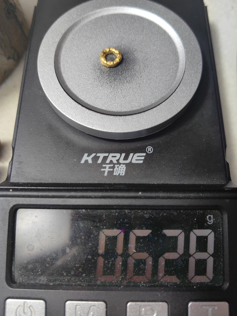 足金999卡环黄金手串配饰