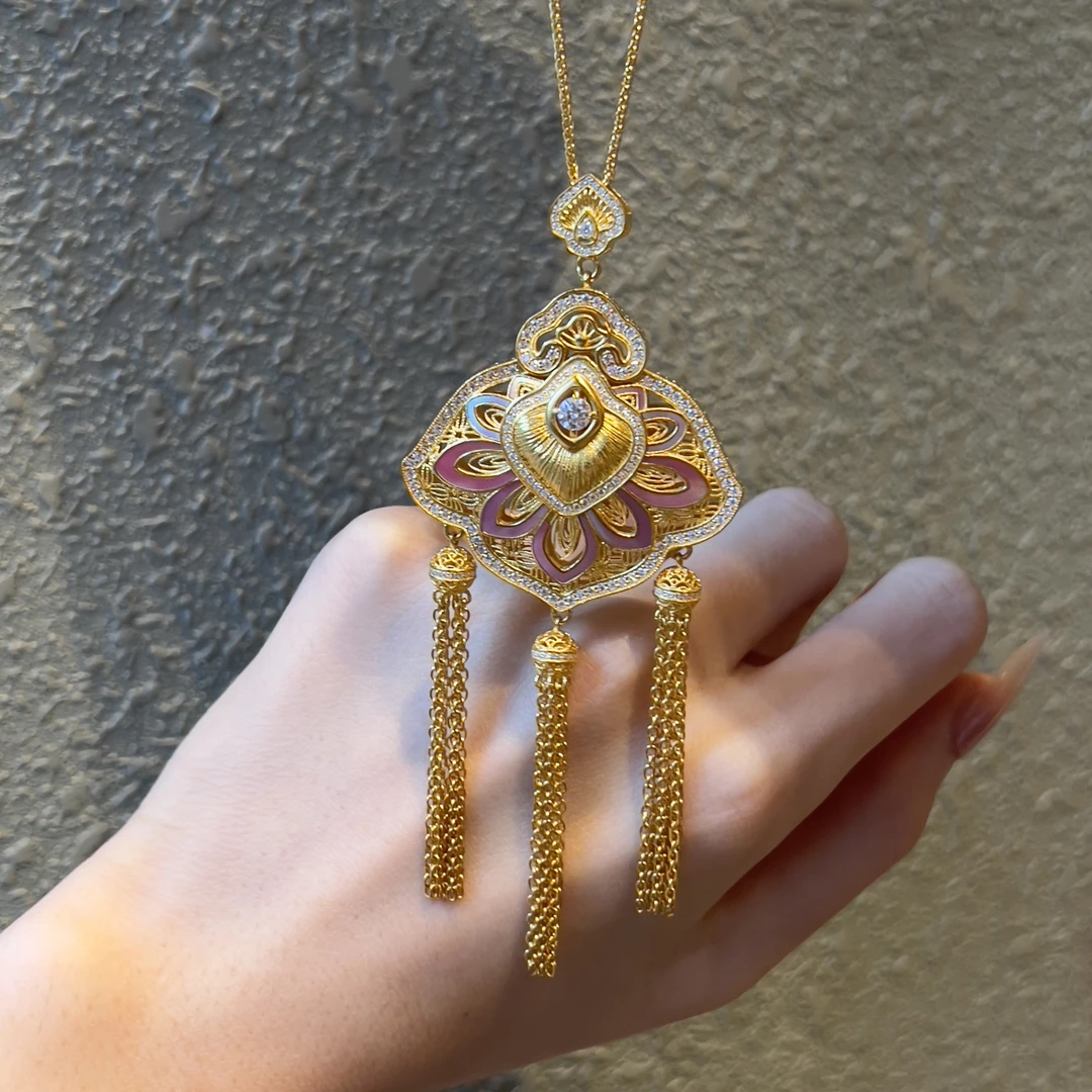 足金999【青云】工艺品黄金【不含链】