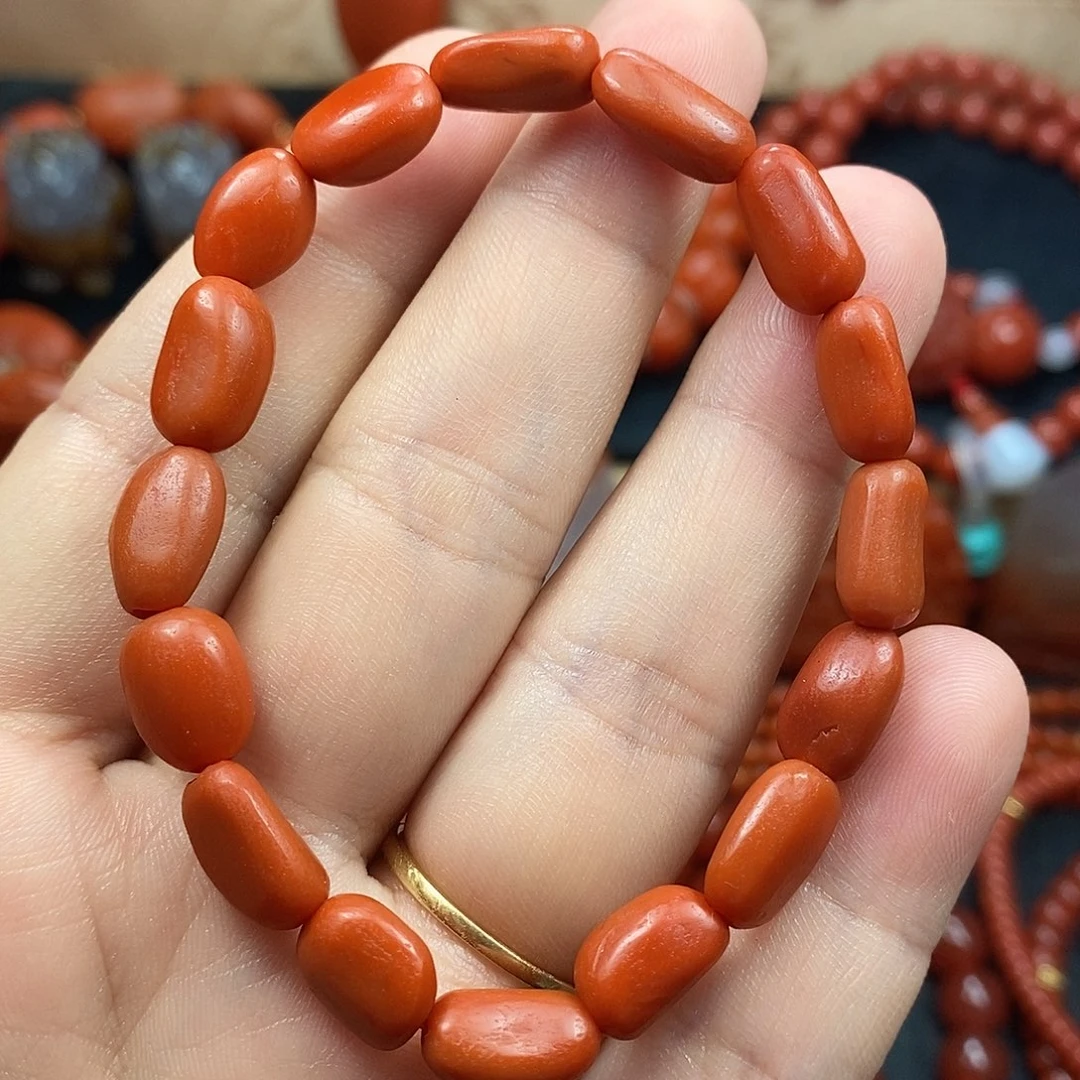 手串未镶嵌南红玛瑙