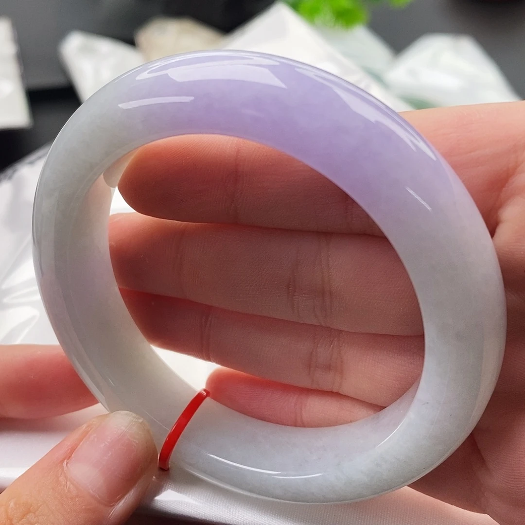 翡翠未镶嵌手镯56 57