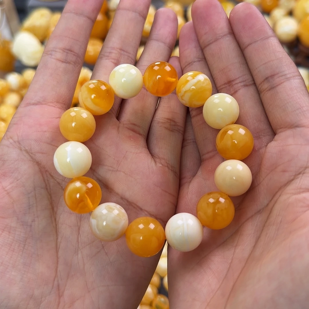 琥珀未镶嵌珠宝奇石15mm