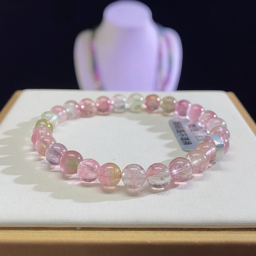 碧玺手链未镶嵌西瓜