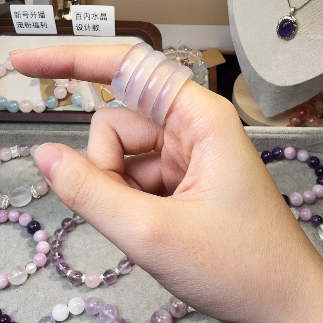 玛瑙/玉髓合金戒指