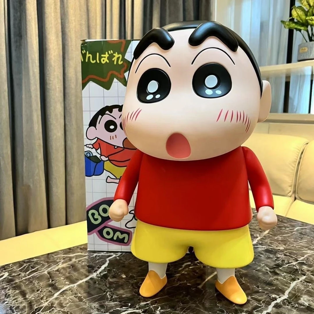 蜡笔小新手办大号小新卡通客厅桌面摆件模型公仔可爱玩偶女生礼物