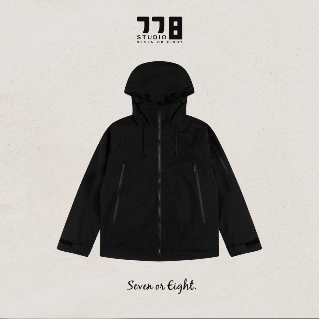 778 Studio袅同款三合一冲锋衣连帽【可充枕头】情侣户外套加绒保暖