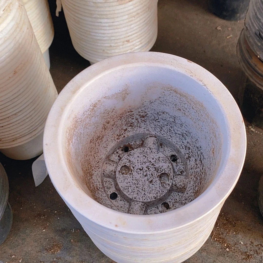 塑料旧19公分白青山绿水盆 11个