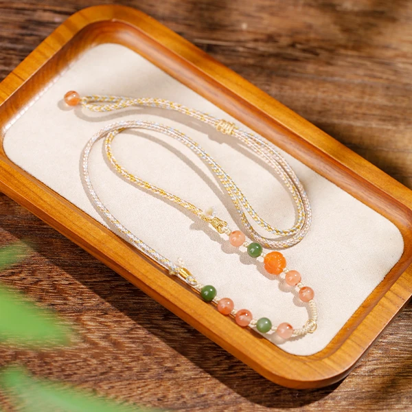 【飘雪】锦色冰飘项链绳子轻奢气质轻奢时尚百搭款式