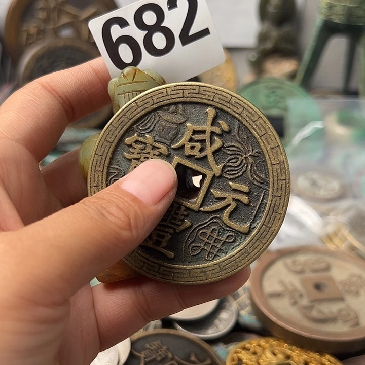 財***板铜复古文创工艺品