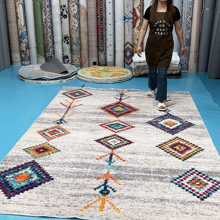 混纺200×300误差正负1-3厘米精编细砂棉布底仿羊绒微瑕