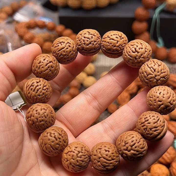 文玩核桃手串18桃核