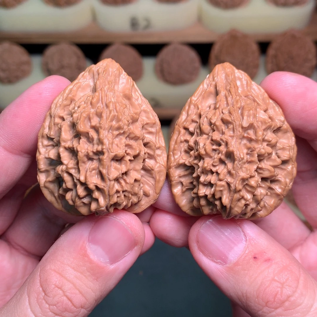 吊坠文玩核桃39秦岭野生凤仙鸡心全品