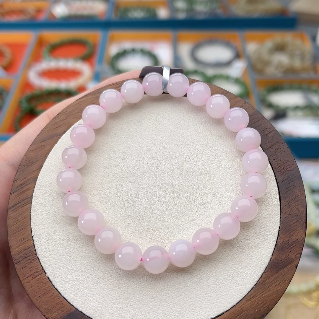 和田玉未镶嵌手串A37卡8