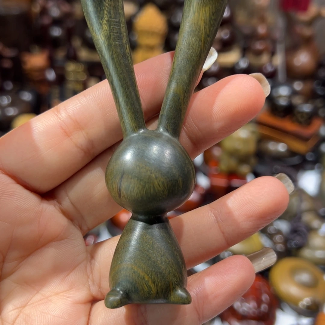 香榧木绿檀绿檀兔子