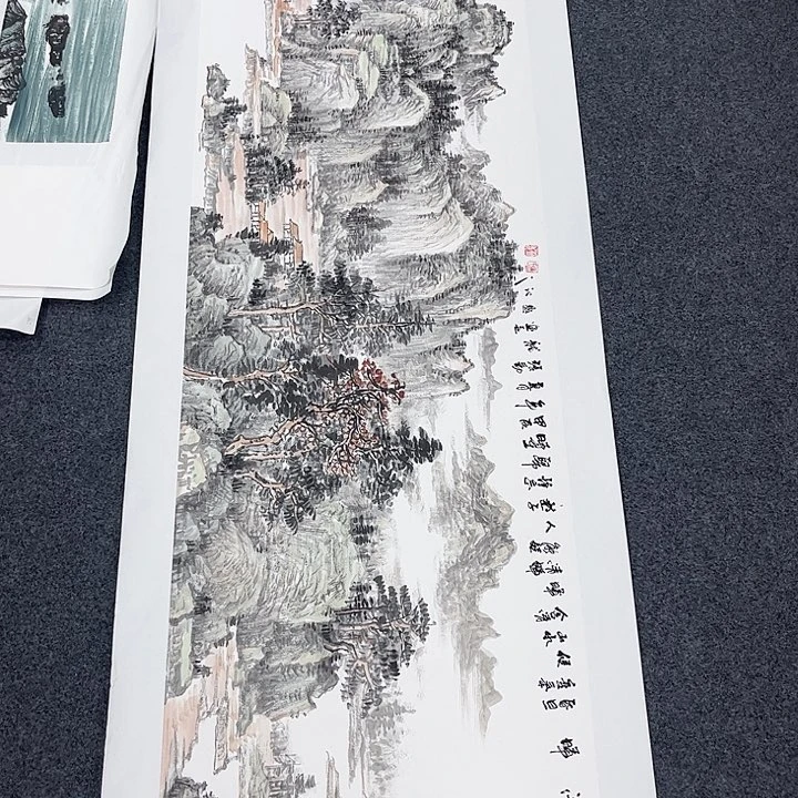 国画梵**思纯手绘国画作品大放漏
