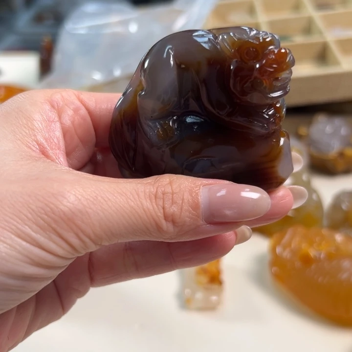 玛瑙/玉髓吊坠(不含链)未镶嵌