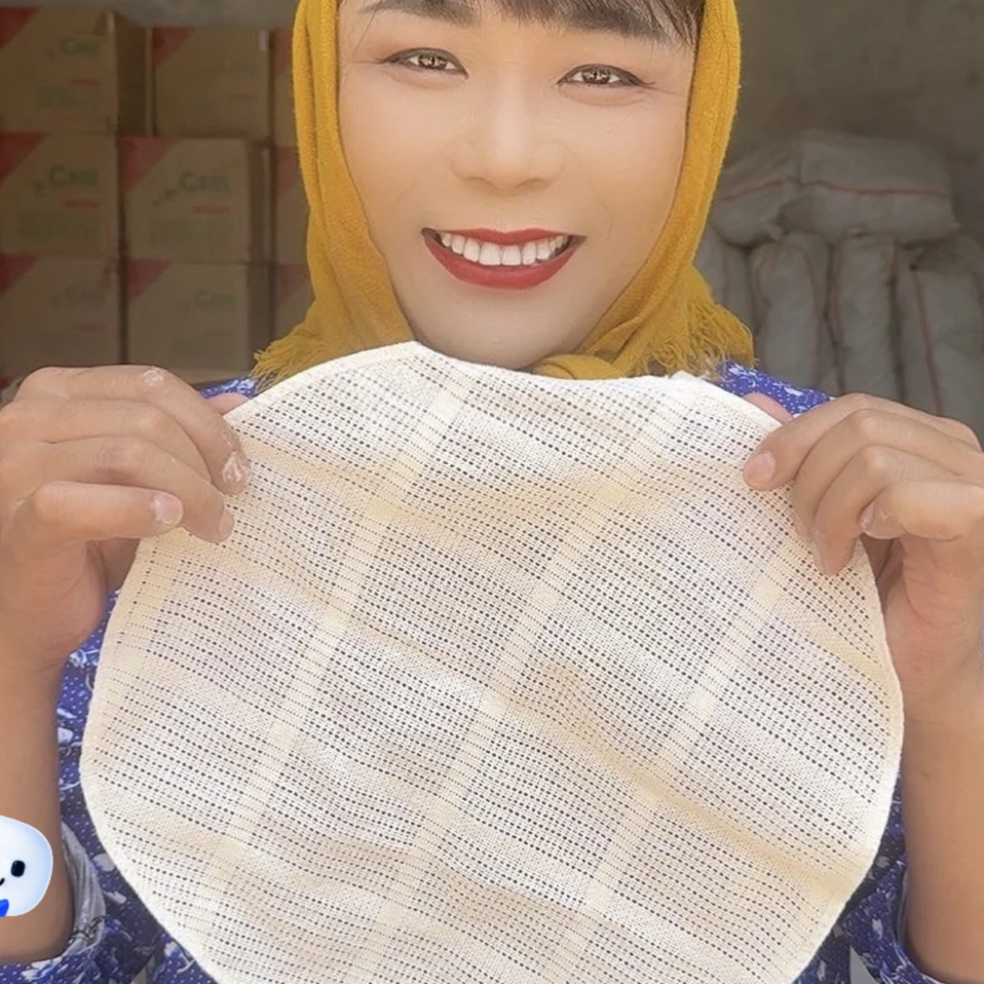 三姐家网格蒸笼布