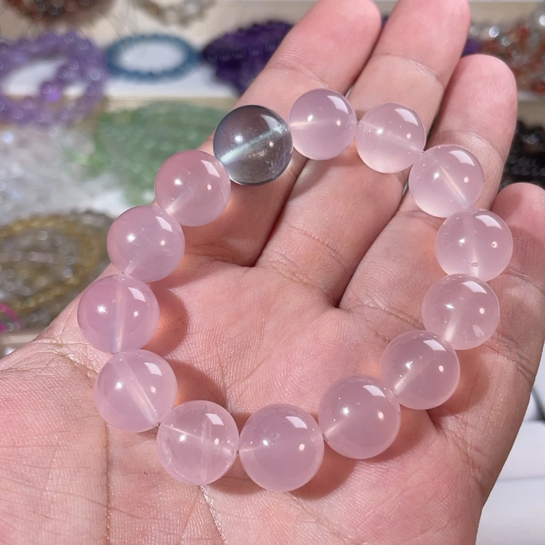 【闪购商品】烟晶手链银S925镶嵌W****u