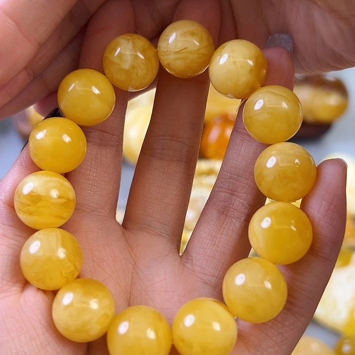 蜜蜡颈饰未镶嵌蜜蜡