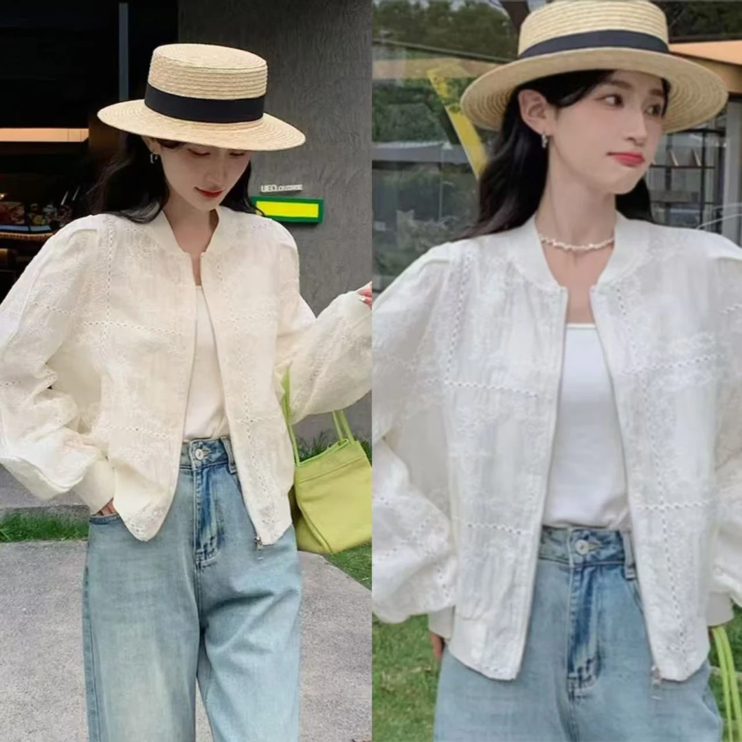 7858-休闲夹克立领防晒衣（颜色任意）