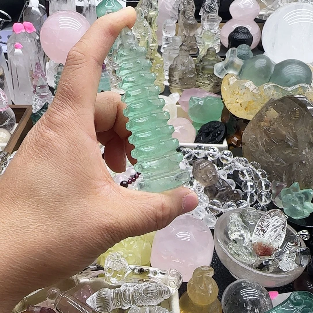 车挂未镶嵌水晶摆件