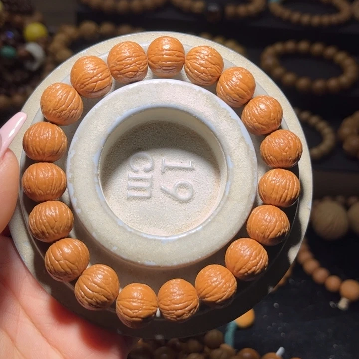 吊坠猴头核桃13同尺凤羽手串全品无瑕无药无修