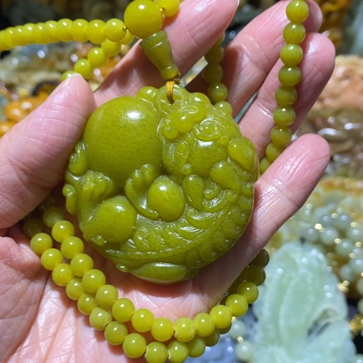 岫玉岫玉吊坠未镶嵌