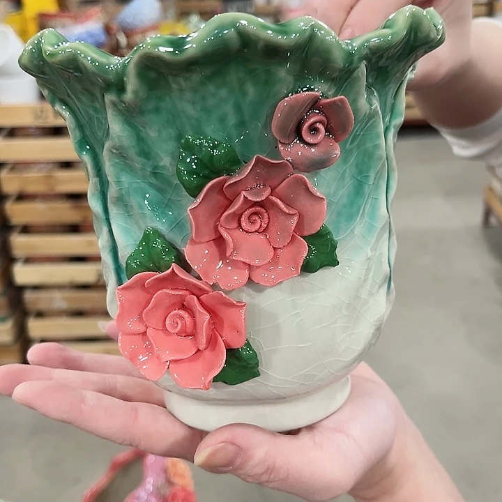 陶瓷陶瓷多肉植物花盆