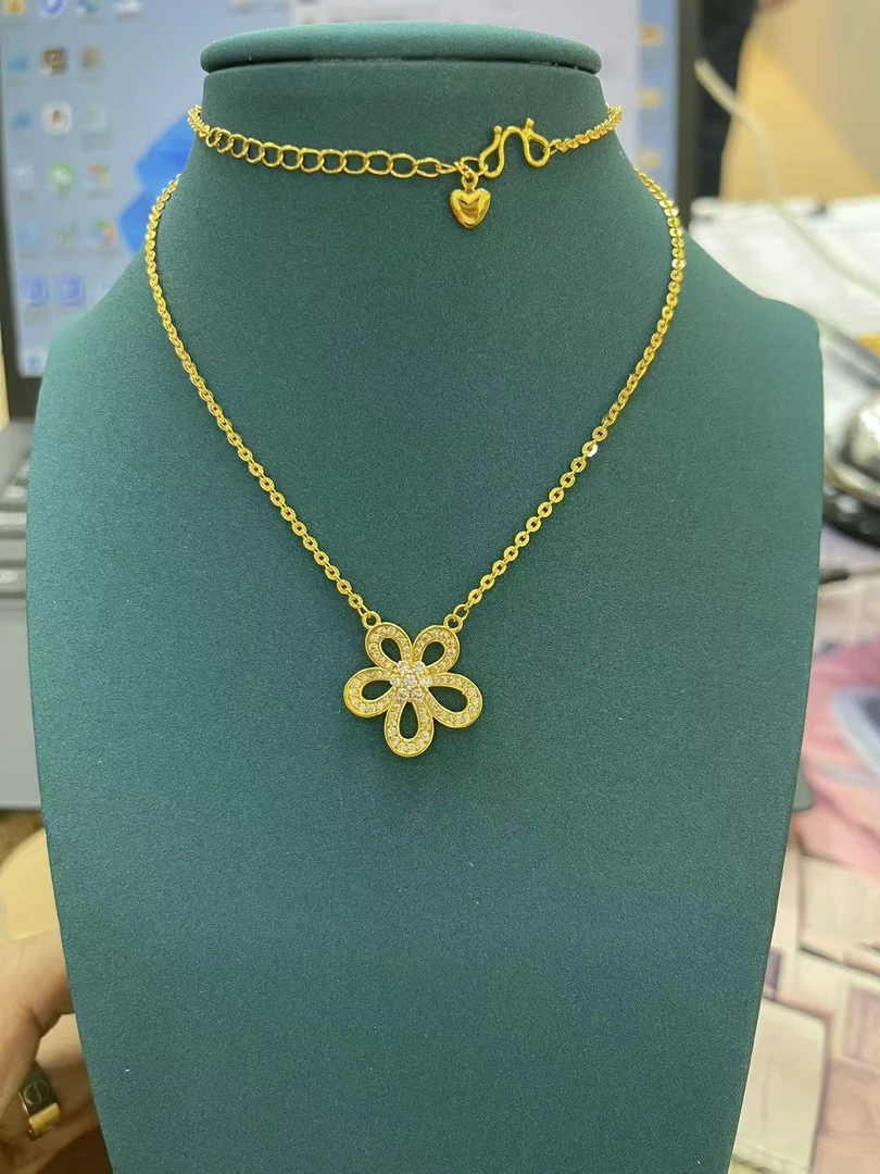 铜合金项链  【艺华高定】 太阳花项链