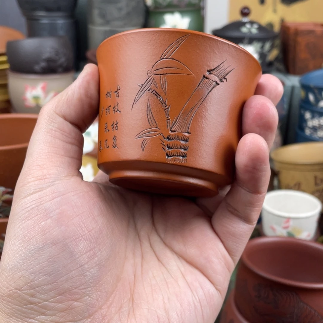 紫砂茶杯紫砂茶杯