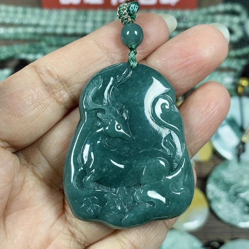【闪购商品】翡翠颈饰未镶嵌玉吊坠翡翠玉一路有你一路相伴