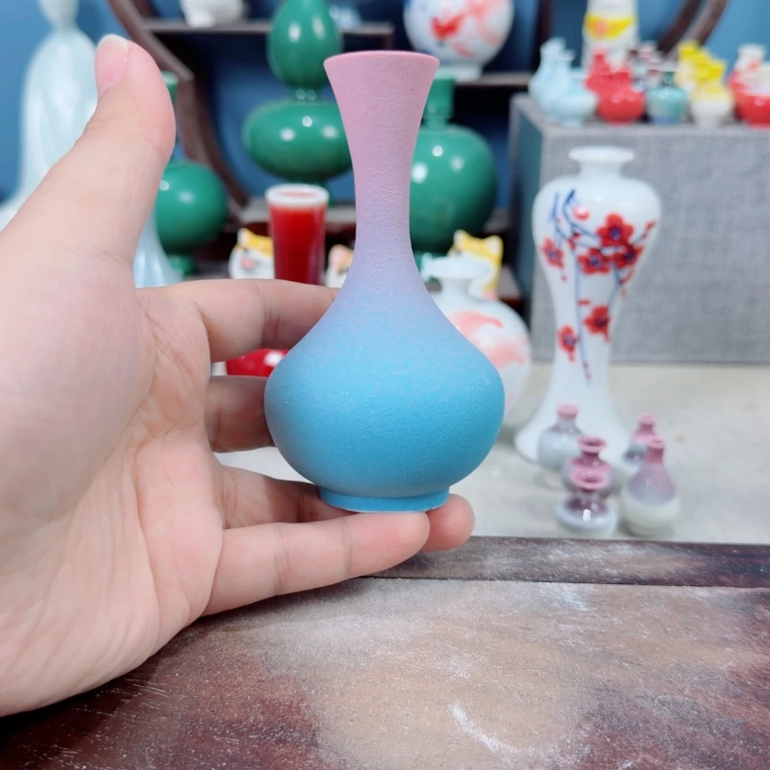 陶瓷手工小花器摆件