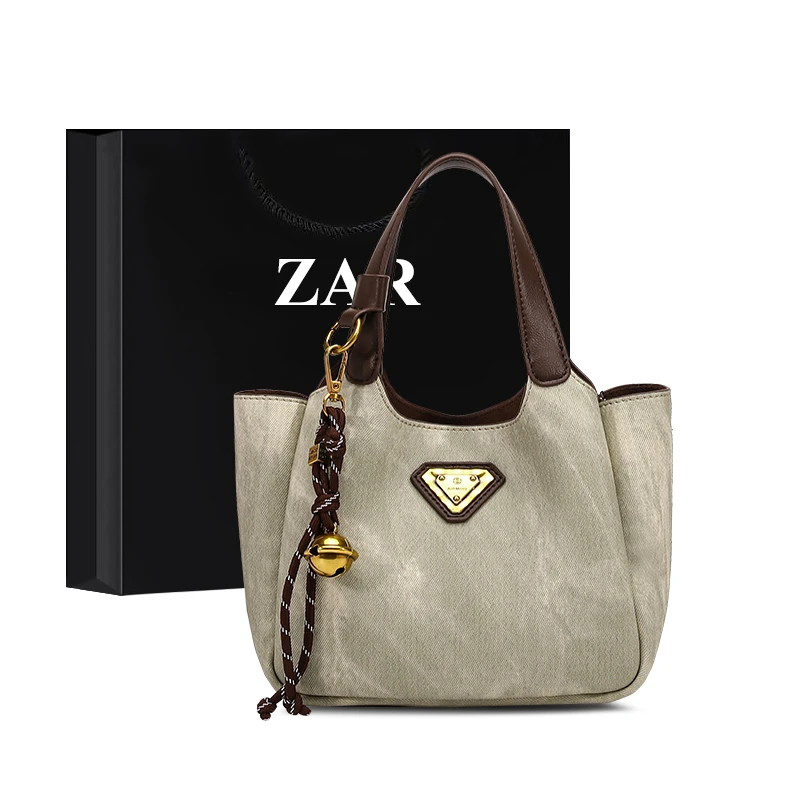 ZAR&RUILR/查瑞娜高级感手提包包女小众斜挎包时尚百搭通勤单肩包