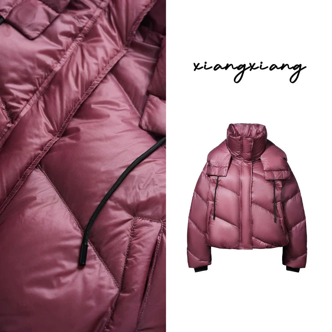 香香 鸭绒服女士羽绒服显瘦韩版面包服保暖休闲外套241163-1