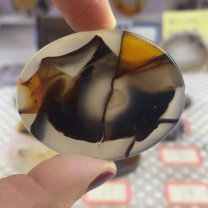 玛瑙/玉髓合金颈饰