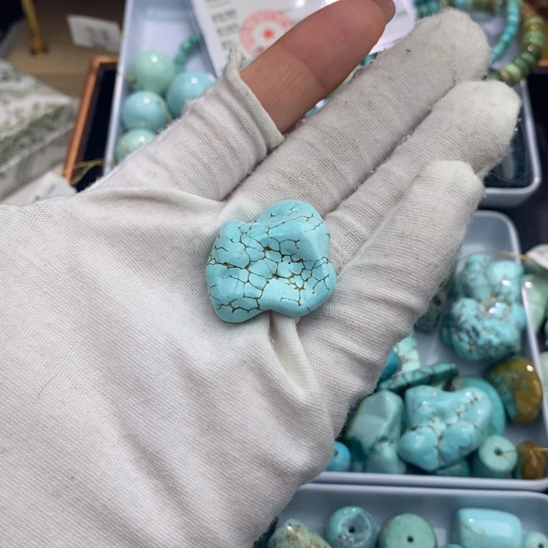 未镶嵌绿松石随型珠