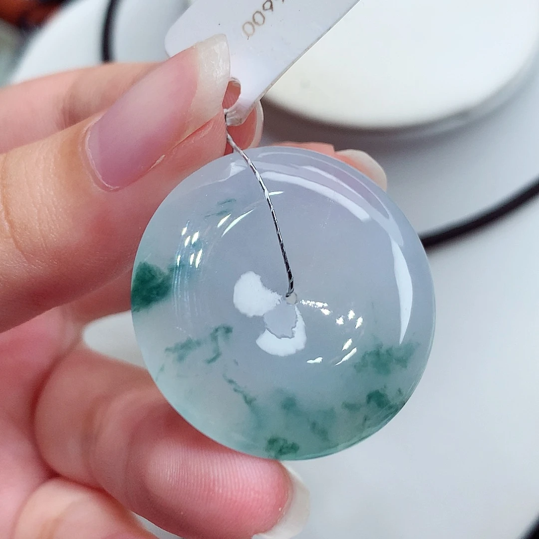 翡翠未镶嵌颈饰翡翠105，31/6.3