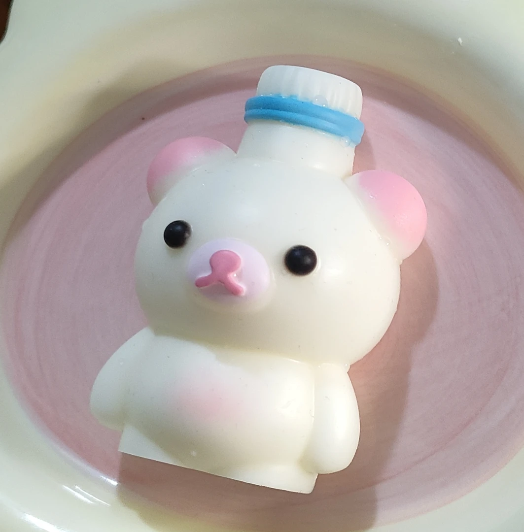 食玩捏捏小熊饮料瓶干巴泥